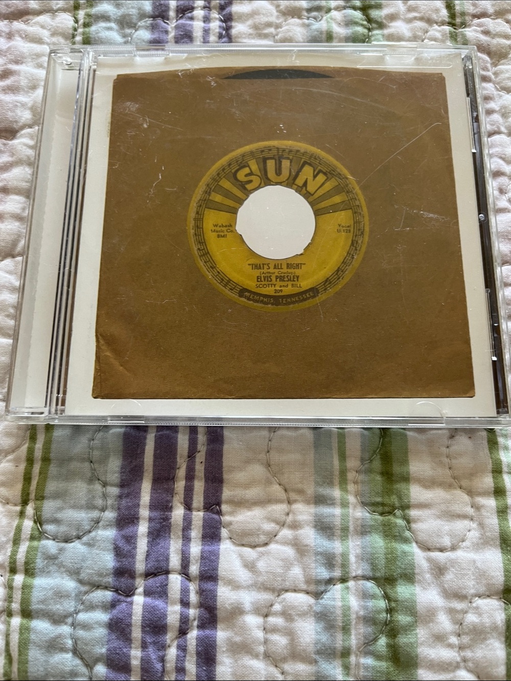 Vintage 2004 50th Anniversary CD Elvis Presley “That’s All Right”.